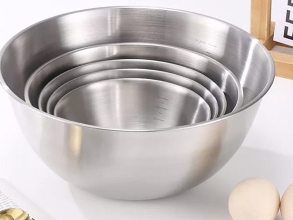 Art & Cook 5-Piece Nesting Stainless Steel Bowl Set only $24.99!